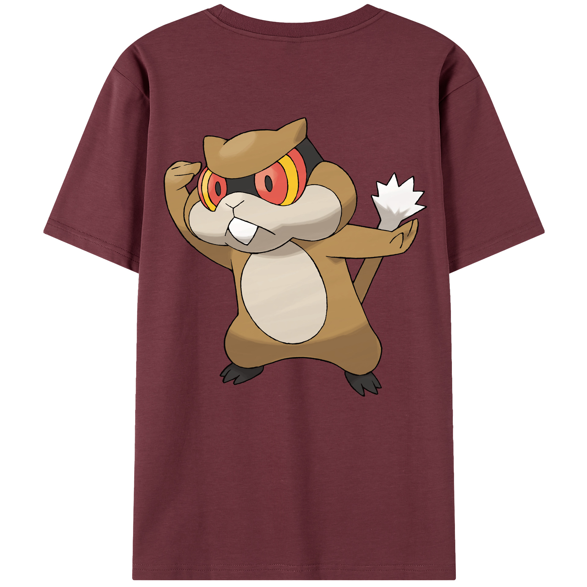 （画像用） ポケットモンスター Pokémon 綿100％半袖Tシャツ（背面プリント）